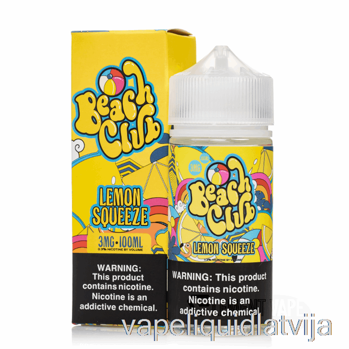 Citronu Spiede - Pludmales Klubs - 100ml 0mg Vape šķidrums